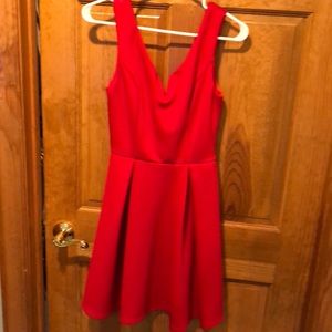 Red dress